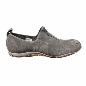 Merrell Barrado Gray Leather Walking Outdoor Shoes Women Size 9.5